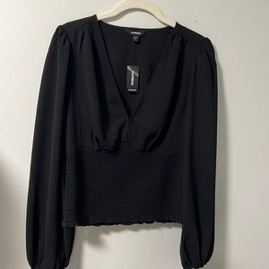 Express Black Blouse